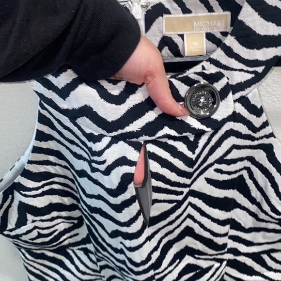 Michael Kors Zebra Halter Dress - Picture 4 of 6